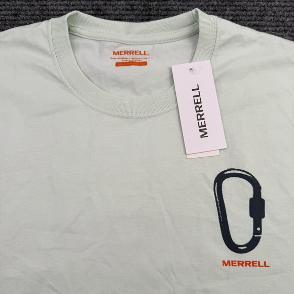 Merrell Other - Merrell Climbing Graphic T-shirt Men's Size XL Mint Green Cotton NWT MSRP $39